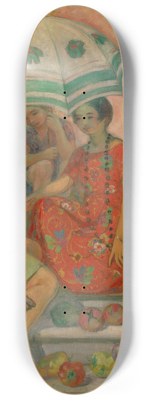Henri Lebasque - La Diseuse de bonne aventure, Sainte-Maxime 8.25 inch art skate deck
