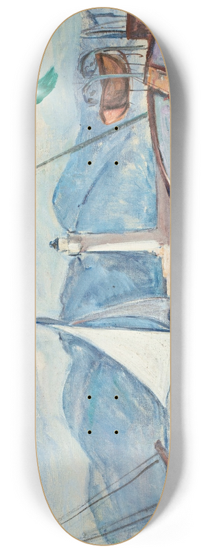 Henri Lebasque - Le port de Saint-Tropez 8.25 inch art skate deck