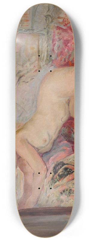 Henri Lebasque - Nu allonge contre un lit (Marinette) 8.25 inch art skate deck