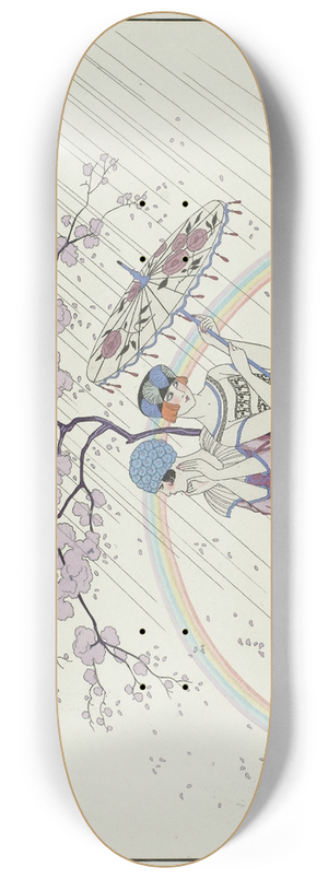 George Barbier - LArc-en-Ciel 8.25 inch art skate deck