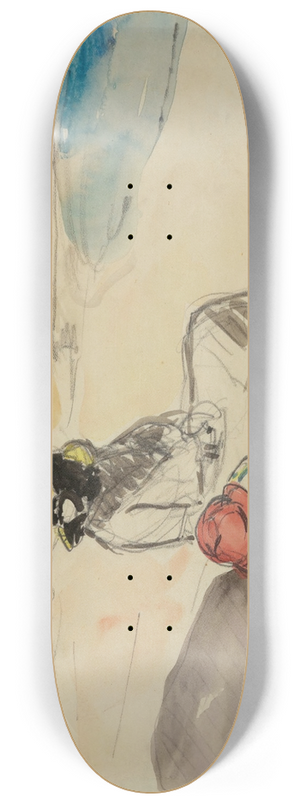 Henri Lebasque - Sur La Plage 8.25 inch art skate deck