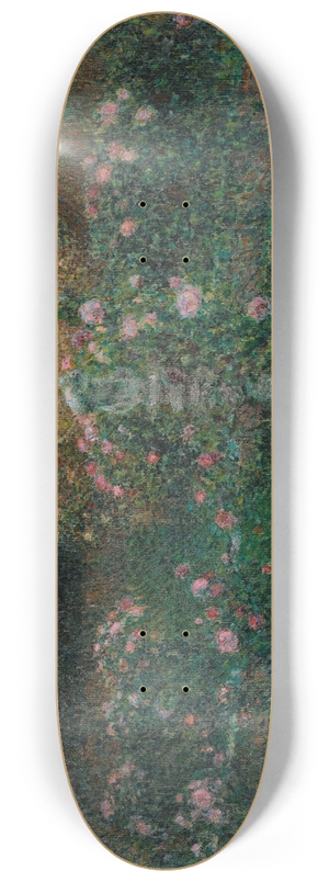 Henri Le Sidaner - Le Pavillon, Gerberoy 8.25 inch art skate deck