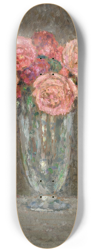 Henri Le Sidaner - Roses 8.25 inch art skate deck