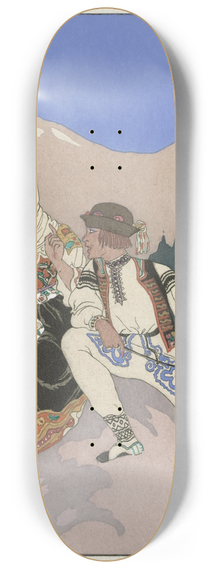 George Barbier - Le Langage des Fleurs 8.25 inch art skate deck