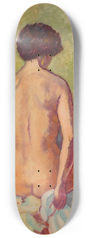 Henri Manguin - Nu assis de dos, line 8.25 inch art skate deck