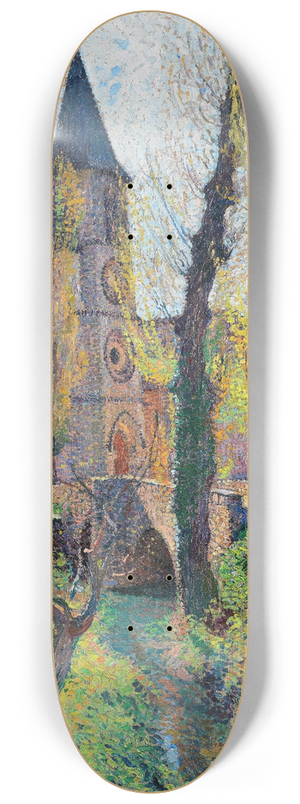 Henri Martin - Lglise de Labastide du Vert 8.25 inch art skate deck