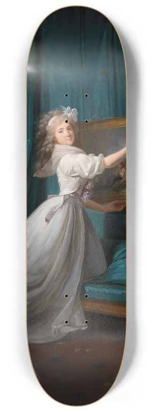 Henri-Pierre Danloux - Mademoiselle Rosalie Duth 8.25 inch art skate deck