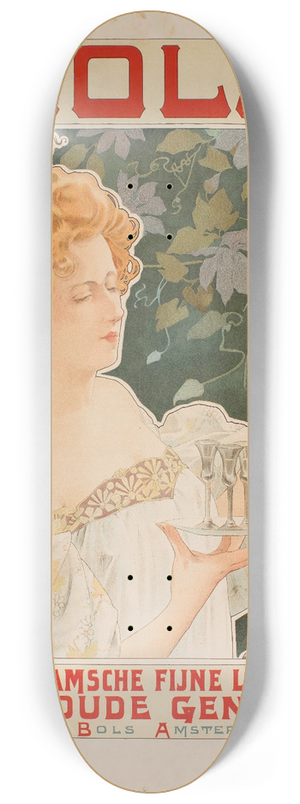 Henri Privat-Livemont - Bols 8.25 inch art skate deck