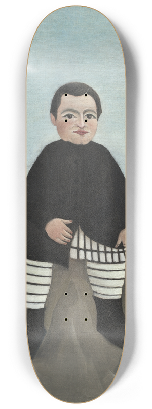 Henri Rousseau - Boy on the Rocks 8.25 inch art skate deck