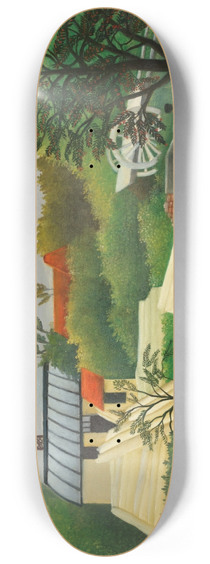 Henri Rousseau - Scierie aux environs de Pari 8.25 inch art skate deck