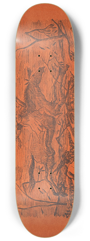 Henri Rousseau - The War 8.25 inch art skate deck