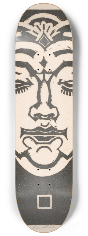 Henri van der Stok - De aarde 8.25 inch art skate deck