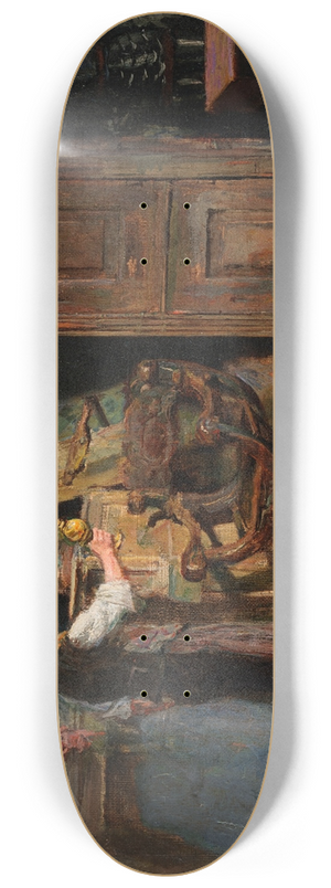 Henry Allan - A Dutch Interior 8.25 inch art skate deck