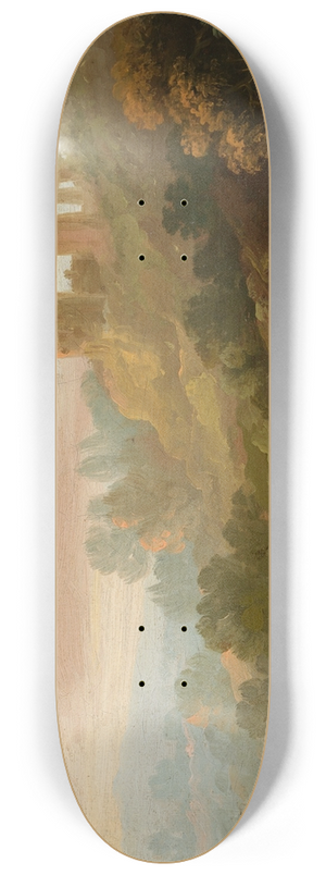 George Barret - A River Scene 8.25 inch art skate deck George Barret - A River Scene 8.25 inch art skate deck