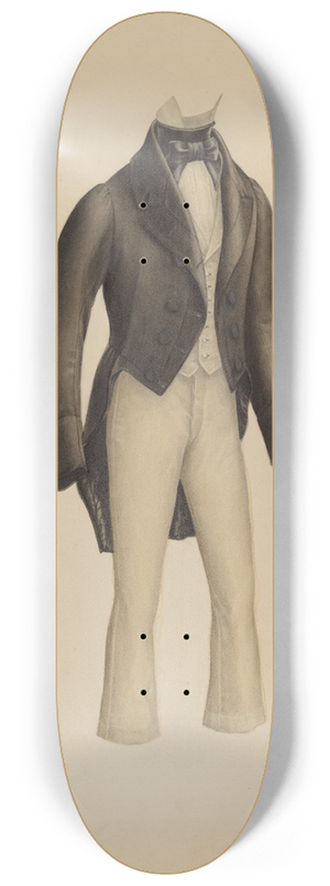 Henry De Wolfe - Boys Coat and Trousers 8.25 inch art skate deck