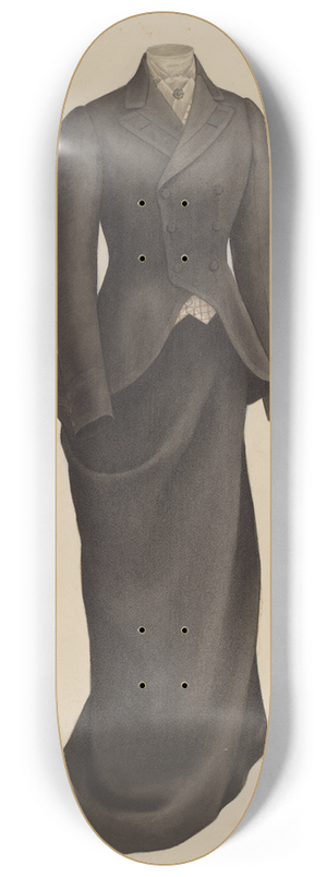 Henry De Wolfe - Womans Riding Habit 8.25 inch art skate deck