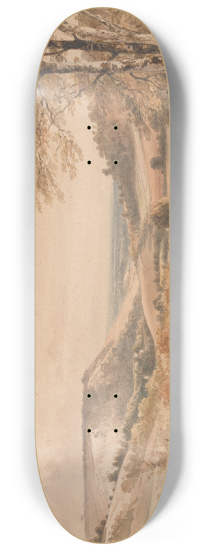Henry Edridge - Boxhill from Westhumble Lane 8.25 inch art skate deck