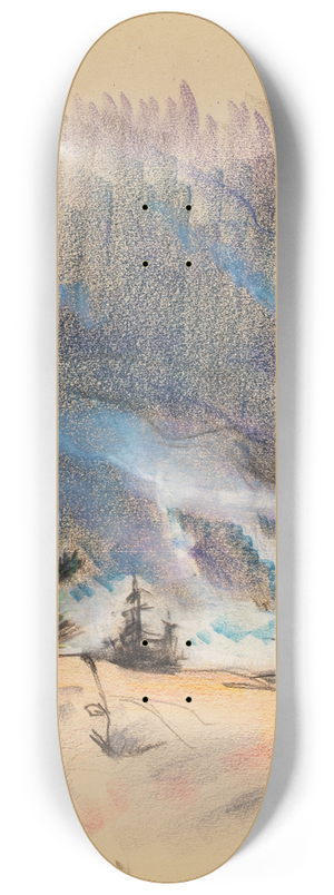 Henry Ericsson - Landscape, Kringsund 8.25 inch art skate deck