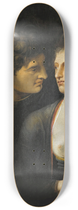 Henry Fuseli - Lysander With Helena And Hermia, FromA Midsummer NightS Dream 8.25 inch art skate deck