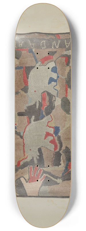 Henry Granet - Hooked Rug 8.25 inch art skate deck