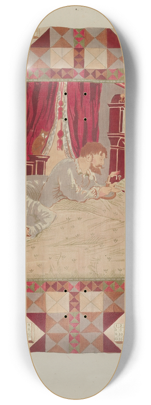 Henry Granet - Printed Cotton 8.25 inch art skate deck