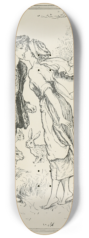 Henry Justice Ford - A Hare for a Kiss 8.25 inch art skate deck
