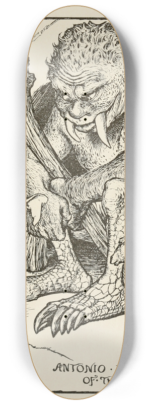 Henry Justice Ford - Antonio is not afraid of the Ogre 8.25 inch art skate deck