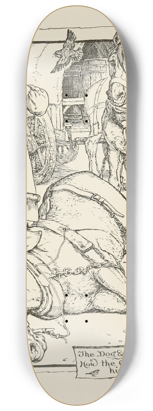 Henry Justice Ford - How the Carter killed his Horse 8.25 inch art skate deck