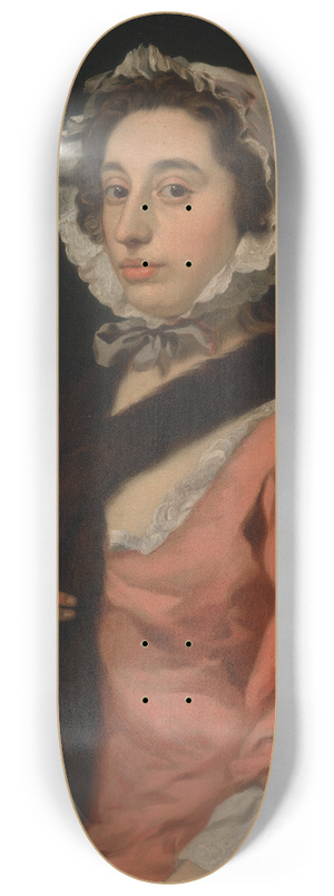 George Beare - An Unknown Woman, Called Peg Woffington 8.25 inch art skate deck