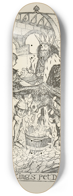 Henry Justice Ford - The Kings Pet Donkey 8.25 inch art skate deck