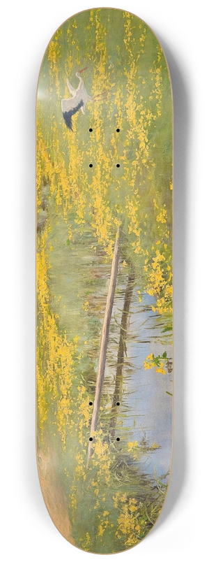 Henryk Weyssenhoff - Springtime 8.25 inch art skate deck