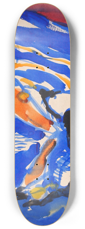 Henry Lyman Saen - Child Reading 8.25 inch art skate deck