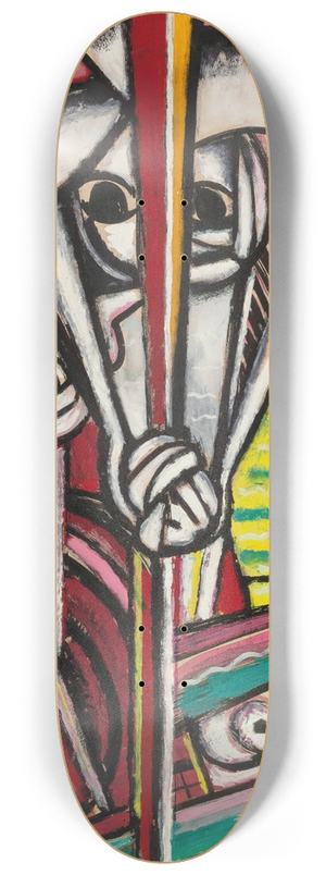 Henry Lyman Saen - Cubist Composition 8.25 inch art skate deck