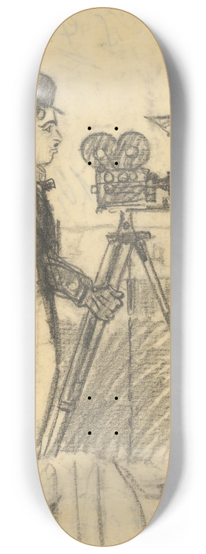 Henry Major - Charlie Chaplin 8.25 inch art skate deck