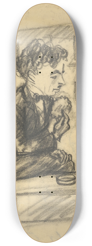 Henry Major - Charlie Chaplin 8.25 inch art skate deck