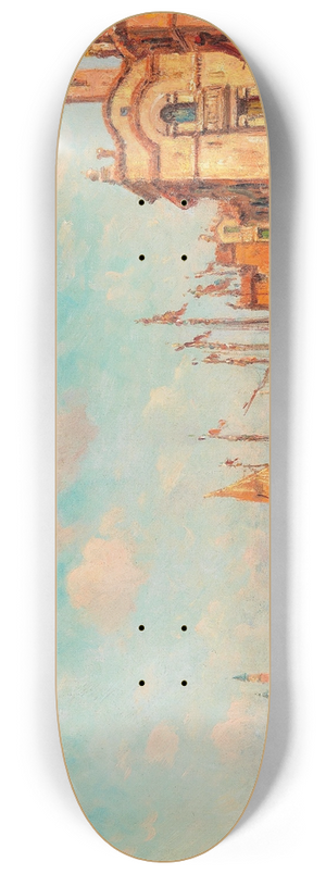 Henry Malfroy - Venice, a View to San Giorgio Maggiore 8.25 inch art skate deck