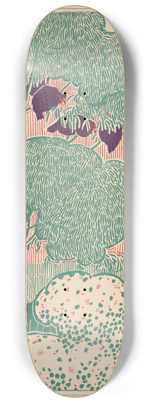 Henry McCarter - The green tree library 8.25 inch art skate deck