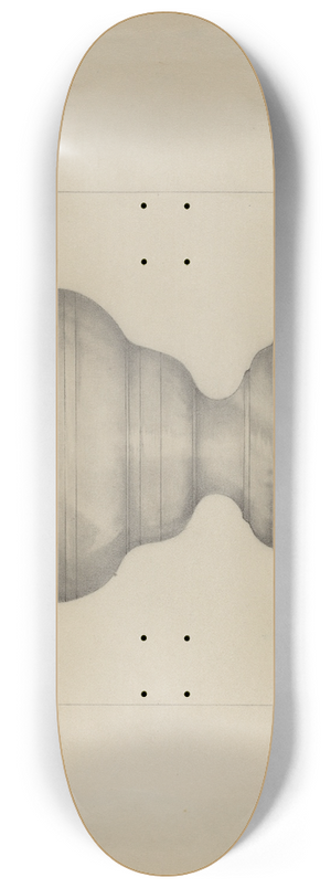 Henry Meyers - Pewter Bowl 8.25 inch art skate deck