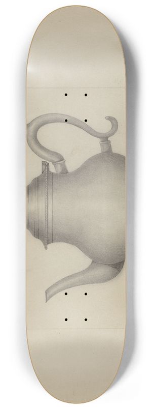 Henry Meyers - Pewter Coffee Pot 8.25 inch art skate deck