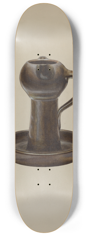 Henry Moran - Two Wick Lamp 8.25 inch art skate deck