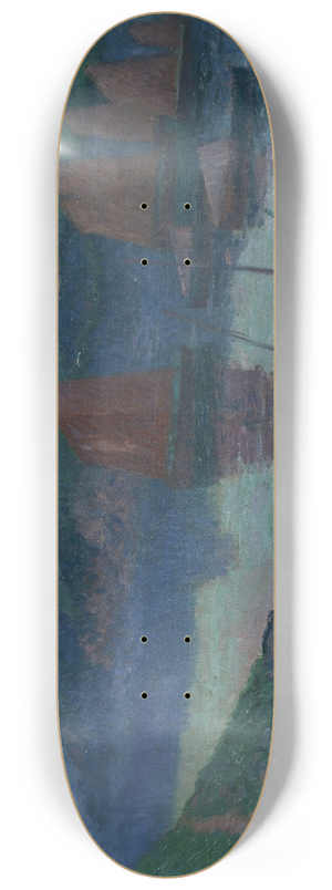 Henry Moret - Bateaux De Pche En Bretagne 8.25 inch art skate deck