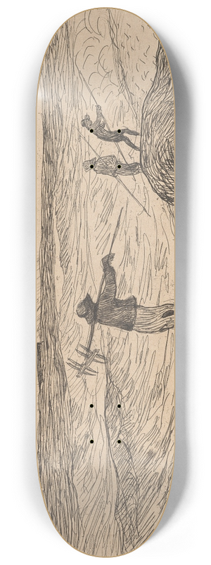 Henry Moret - Les Ramasseurs de Gomon II 8.25 inch art skate deck