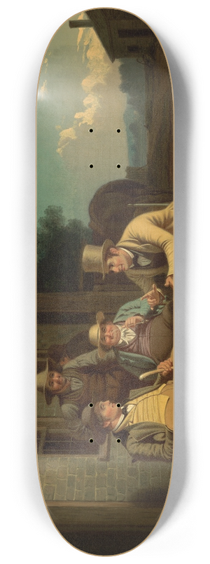 George Caleb Bingham - Canvassing for a Vote 8.25 inch art skate deck
