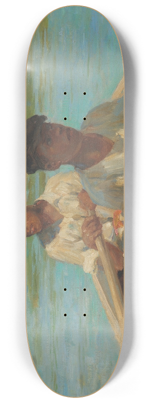 Henry Scott Tuke - Black River Boatmen, Jamaica 8.25 inch art skate deck