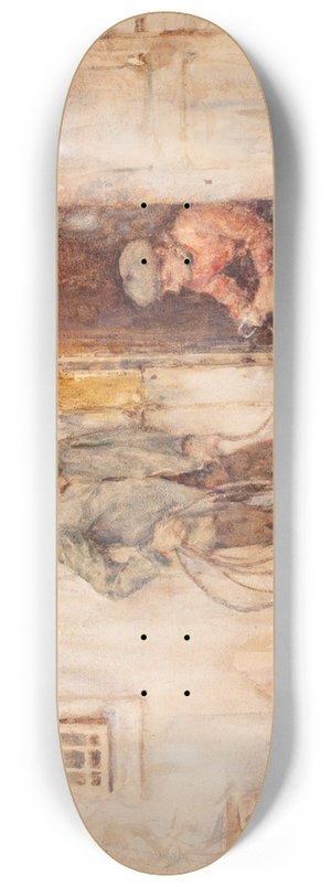 Henry Scott Tuke - The cooks galley 8.25 inch art skate deck