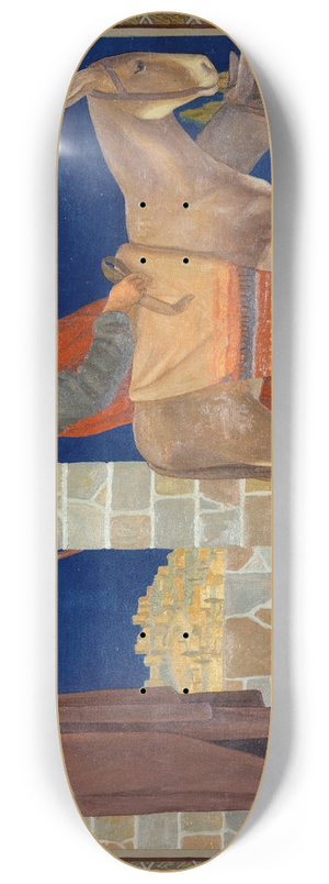 Henry Siddons Mowbray - The Flight into Egypt 8.25 inch art skate deck