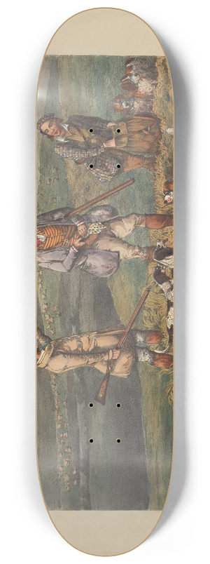 Henry Thomas Alken - Comparative Sporting. 1. Grouse Shooting 8.25 inch art skate deck