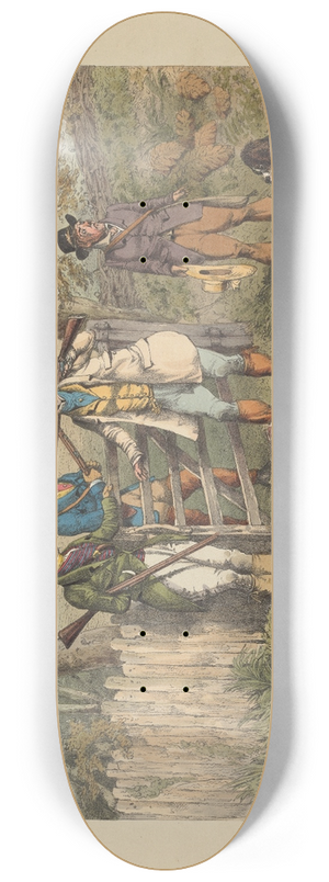 Henry Thomas Alken - Partridge Shooters 8.25 inch art skate deck