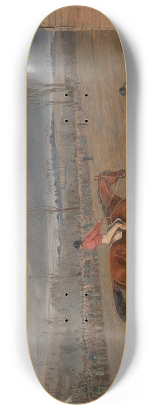 Henry Thomas Alken - Scenes from a Seeplechase: The Winner 8.25 inch art skate deck