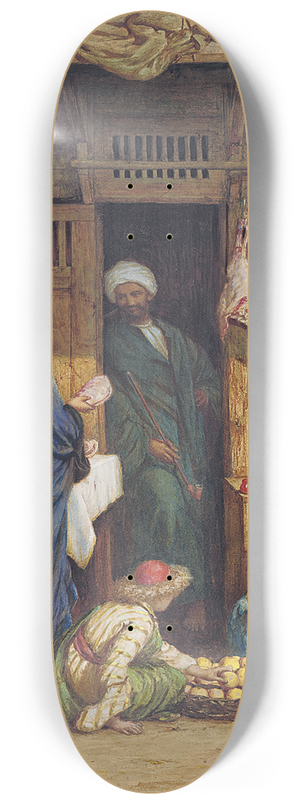 Henry Wallis - A Fruit Market, Suez 8.25 inch art skate deck